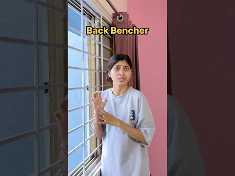 Front VS Back Bencher 🤣🤌🏻 #shorts