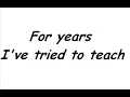 Iced Earth Melancholy with lyrics