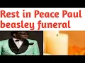 Gospel Singer Paul Beasley Passed Away Paul Beasley Funeral