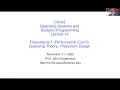 CS162 Lecture 19 Filesystems 1 Performance Con t Queueing Theory Filesystem Design