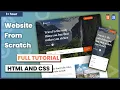 Professional Website from Start to Finish 2021 Full Tutorial HTML CSS Tutorial