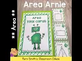 Area Center Games Task Cards and Printable Worksheets