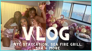 WEEKEND VLOG SURPRISE BIRT AY NYC STAYCATION FILMING TIKTOKS BODY BY BROOKLYN SPA MORE