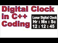 Digital Clock in C Coding Lunar Computer College