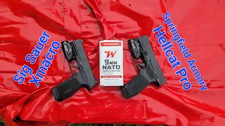 Sig P365 Xmacro vs Springfield Hellcat Pro