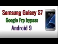 Frp bypass Solution Samsung S7 Android 9