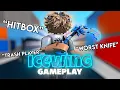PLAYING MM2 WITH ICEWING most hated knife