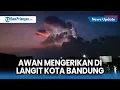 Download Lagu Awan Mengerikan Menghampiri Langit Kota Bandung, Tampak Sambaran Petir