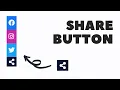 Share Button Using HTML CSS AND JS