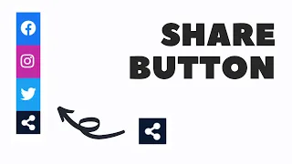 Share Button Using HTML CSS AND JS