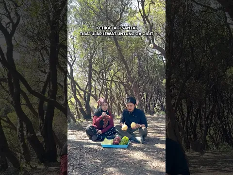 Ketemu hewan ini waktu di gunung 😱 #riaricis
