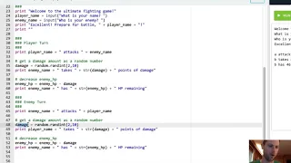2 Final Project Intro to Programming - Enemy Turn