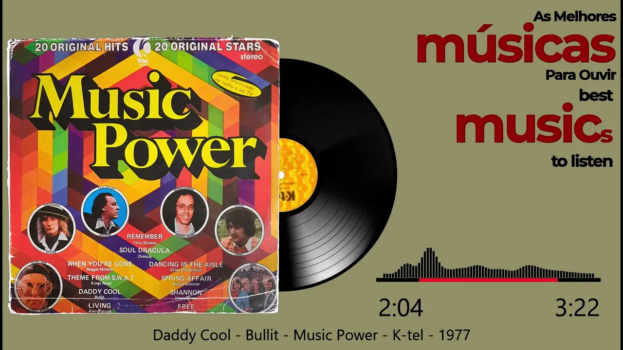 Daddy Cool - Bullit - Music Power - K-tel - 1977