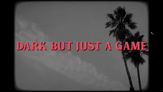 lana del rey dark but just a game lyric video 