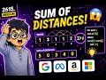 Sum of Distances LeetCode 2615 HashMap Prefix Sum