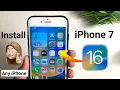 How to Get iOS 16 on iPhone 7 How To Update To iOS 16 on iPhone 7 iOS 16 Update For iPhone 7