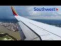 SOUTHWEST 737-700 FULL FLIGHT CHICAGO MIDWAY TO SAVANNAH WN2820 4K