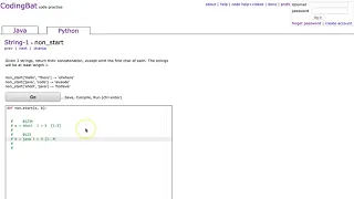 Codingbat - non