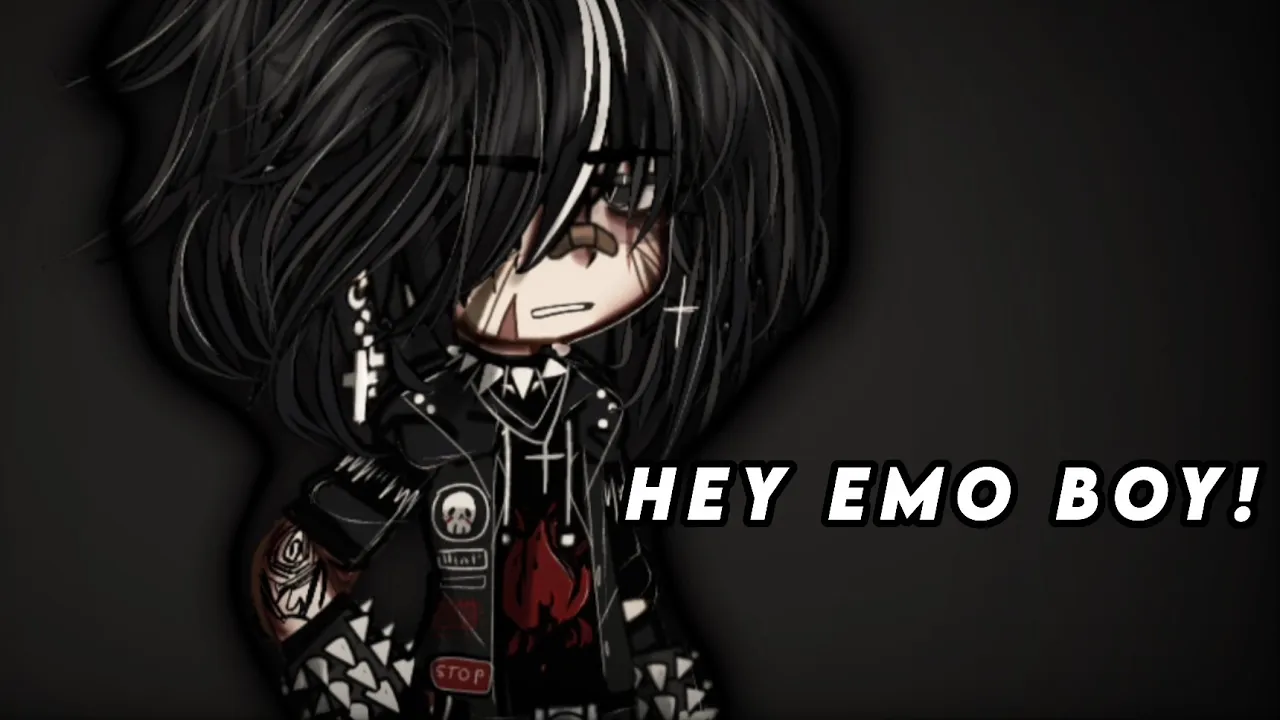 Hey Emo boy {☠️}Meme/Trend Gacha Club {☠️}