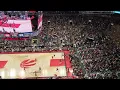 Toronto Raptors Scotiabank Arena - View From Gondola Box GBOX Row 1 22 vs Detroit Pistons