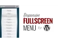 How to Add a Fullscreen Responsive Menu in WordPress