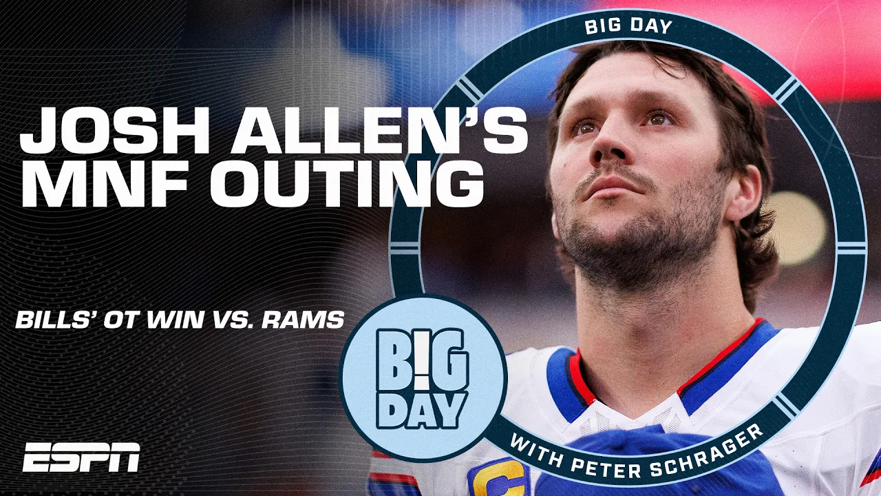 Josh Allen took it to ANOTHER LEVEL in the Bills' win on Monday Night Football! 📈 | Big Day