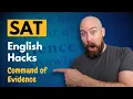 SAT English Hacks Command of Evidence Textual