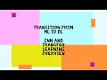 ML to DL Transition CNN and Transfer Learning Overview
