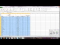 Excel Tutorial for Sorting Data Lung Lab