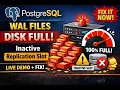 WAL Files Growing Until Disk Full Inactive Replication Slot Issue - Fixed