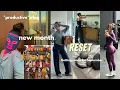 NEW MONTH RESET resetting for September autumn shopping monthly planning productive vlog
