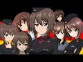 Girls Und Panzer but only with Nishizumi Maho