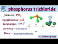 Bond angle molecular geometry of PCl phosphorus tri chloride by khushboo yadav