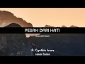 Lirik Lagu Pesan Dari Hati - Ruri Repvblik feat Chyntia Ivana | cover by Laras tiktok
