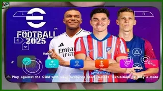 تحميل لعبة PES 2025 PSP بالدوري المصري والدوري السعودي ودوري ابطال افريقيا بتعليق فهد العتيبي 