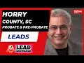 Explore Horry County South Carolina Probate and Pre-Probate Leads Offered by LeadCruncher com