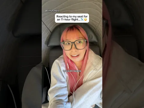 My Butt is finally getting the love it deserves 🍑💺 #flightvlog #travel #flywithme #plane #yinrun