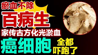 瘀血不除百病生，家传古方化光淤血，癌细胞全都吓跑了【健康大诊室】