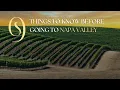 9 Things to Know Before Going to Napa Valley
