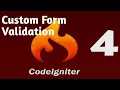 Customizing Error Display in Form Validation Part Codeigniter 4 tutorial in Hindi
