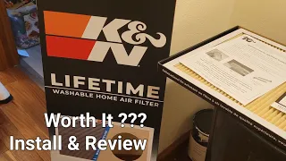 K N Reusable HVAC Home Air Filter Install Review