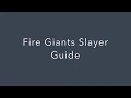 OSRS Karuulm Fire Giants Slayer Guide Safe Spot