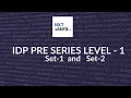 Python IDP Pre Series Level 1 Set-1 and Set-2 CCBP Python Programming