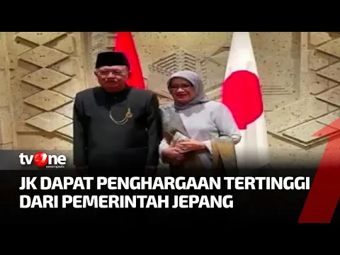 Jusuf Kalla Dapat Penghargaan Tertinggi dari Pemerintah Jepang