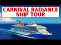 Carnival Radiance 2023 Deck Tour Cruise Ship Walkthrough