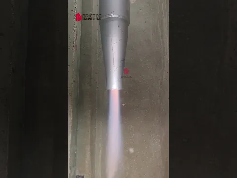 Perfect Flame Stability! Brictec Natural Gas Burner in Action 🔥#burner #naturalgas  #automobile