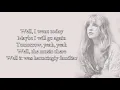 Stevie Nicks - Edge Of Seventeen (Lyrics)