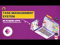 Create Task Management System in PowerApps Power Platform Project