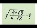Olympiad Redical Simplification Hack Stop Doing It The Hard Way