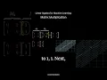 Linear Algebra in Machine Learning Matrix Multiplication Explained